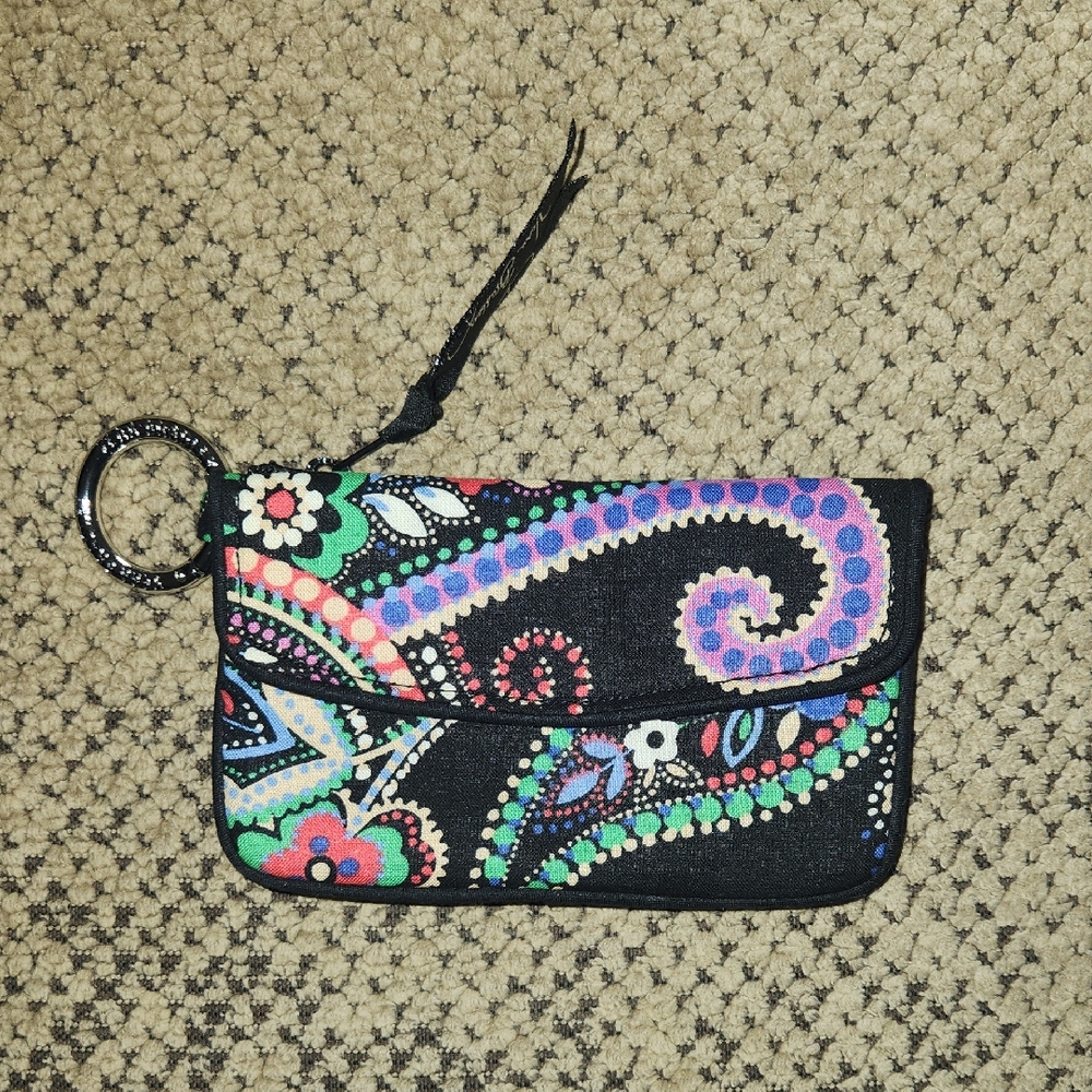 Vera BradleyColorful Paisley Women's Keychain Wallet